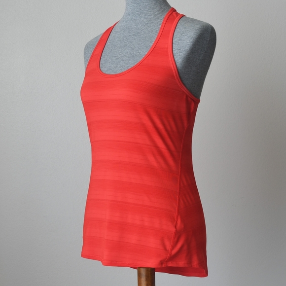 Athleta Racerback Monochrome Striped Tank - Picture 5 of 9